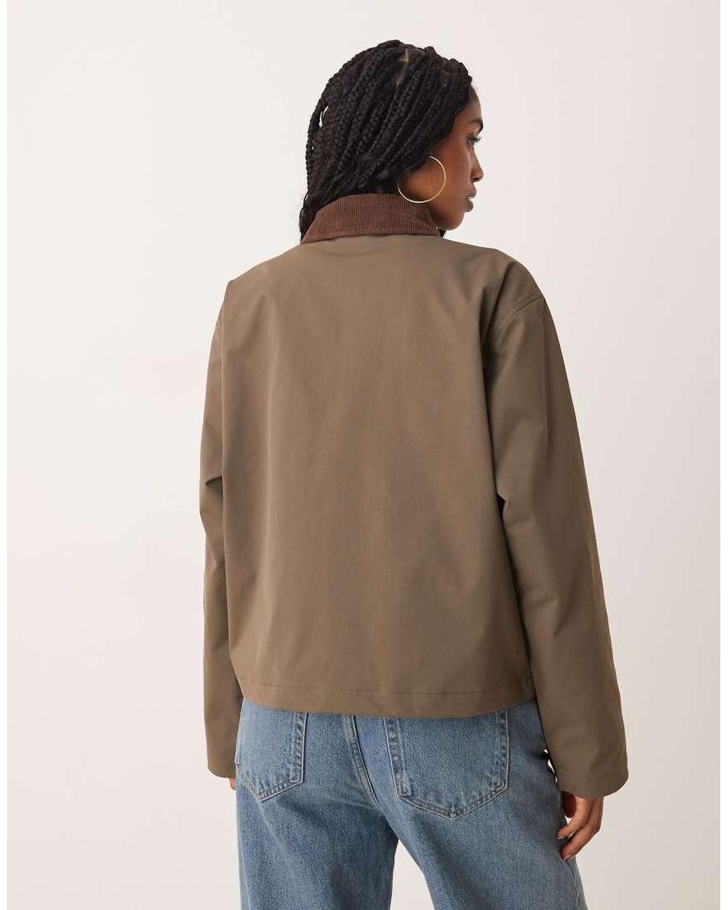 JJXX Brown Workwear Barn Jacket