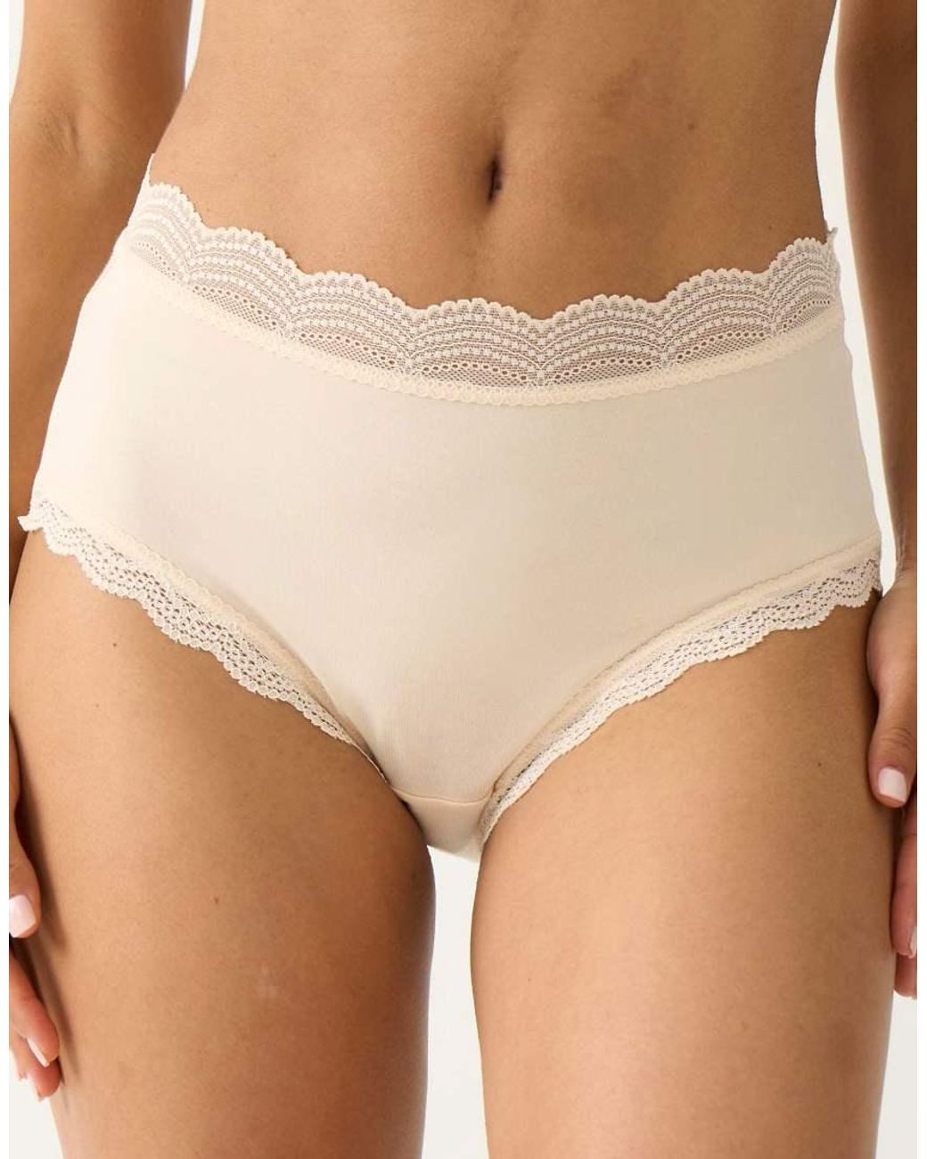 Stripe & Stare Black High Rise Knicker Four Pack