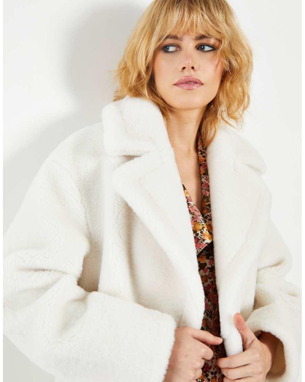 Glamorous White Winter Coat