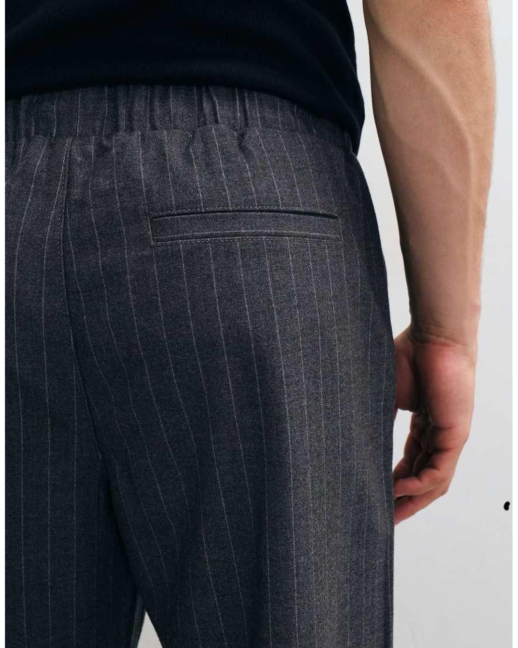 ASOS Blue Straight Trouser for men