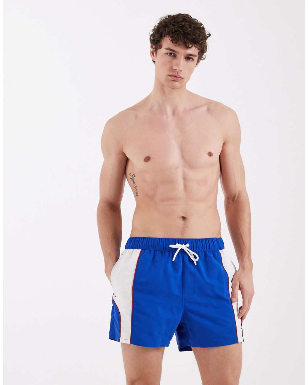 Short ASOS pour homme en coloris Blue
