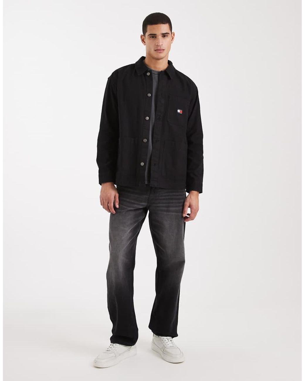Tommy Hilfiger Black Badge Logo Overshirt for men