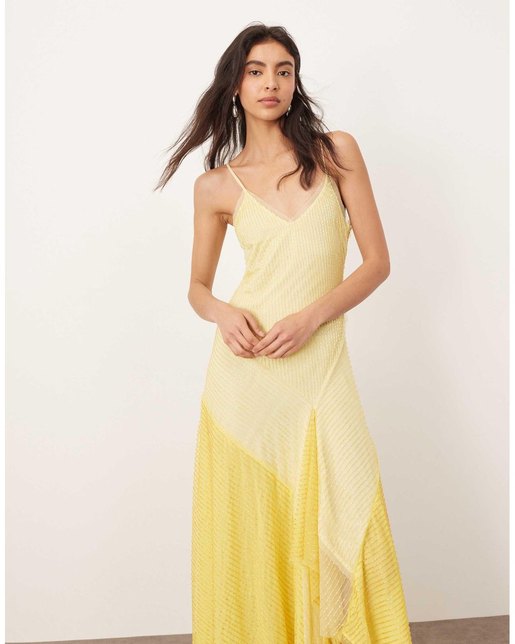 let me be sheer ombr midi slip dress New Anthropologie Let Me Be Sheer Ombr Midi Slip Dress Size Small