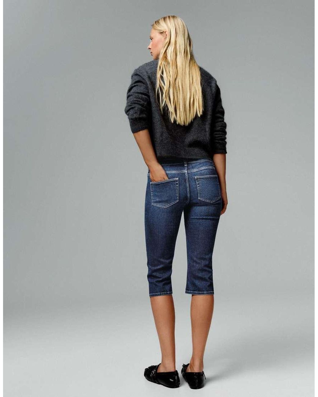 Bershka Blue Capris