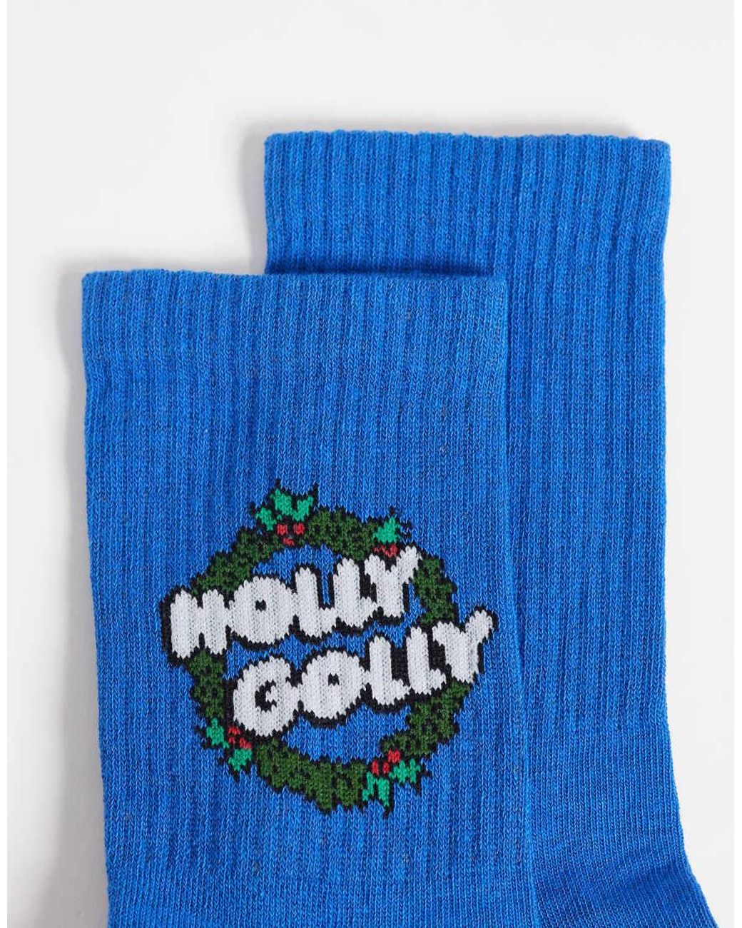 ASOS Blue Disney Socks With Christmas Graphic for men