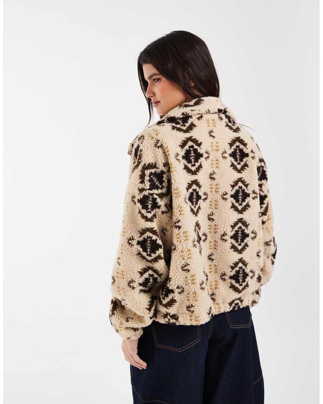 ONLY Natural Borg Fleece Jacket