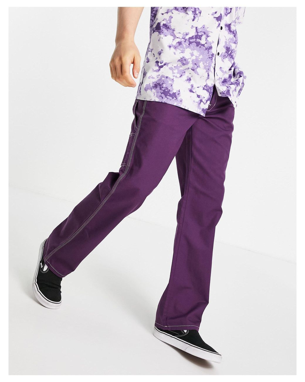 Dickies Wolverton Trousers in Purple 