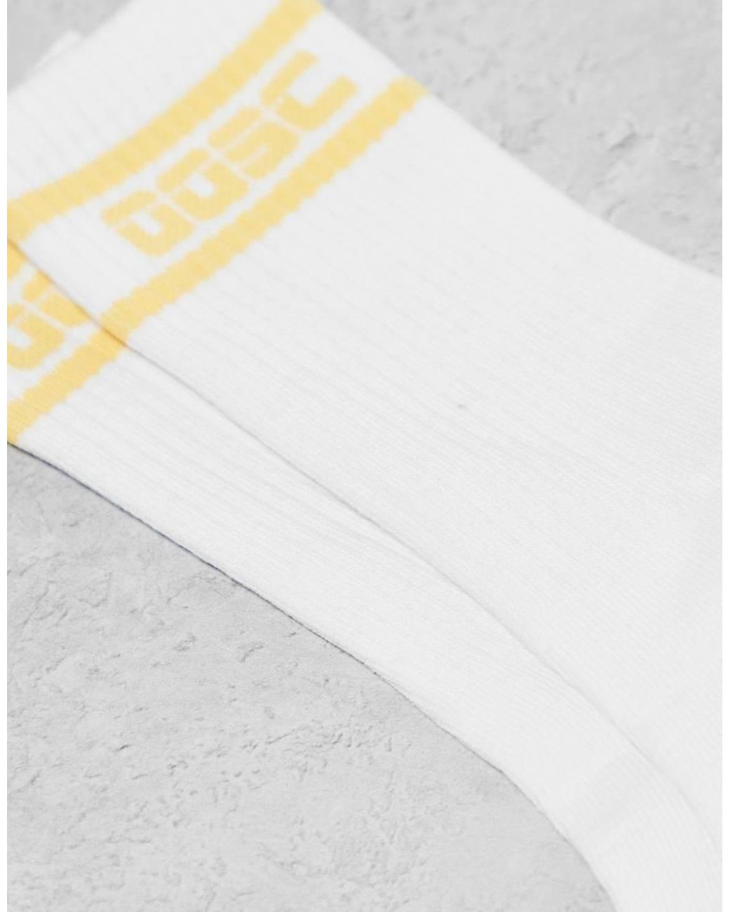 OOSC White Crew Sock for men