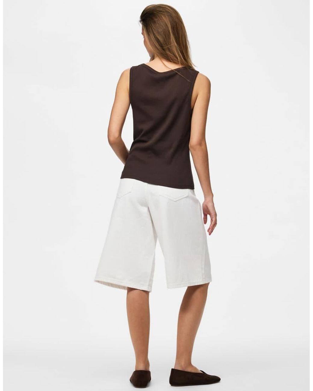 Pieces Tanktop in het Black