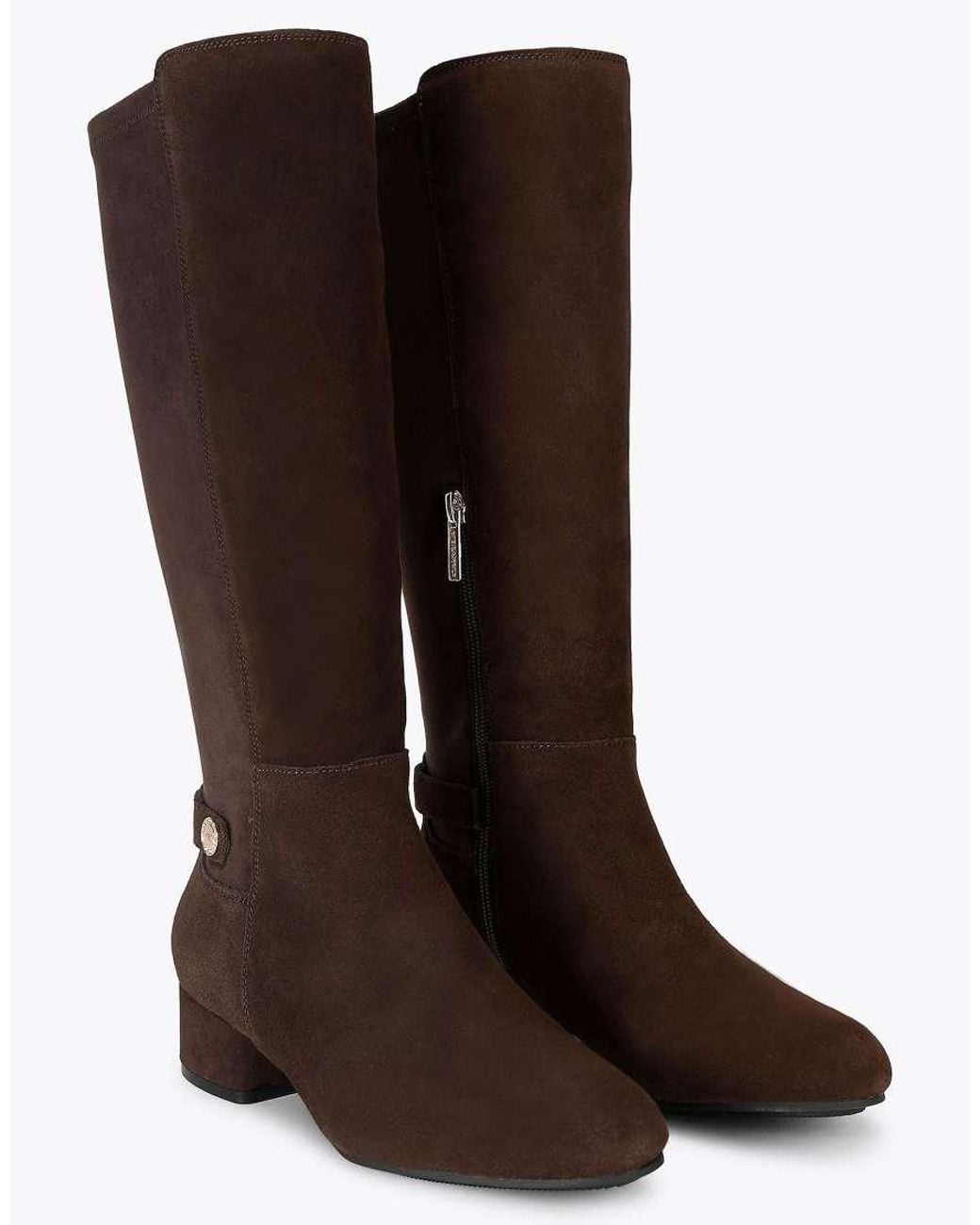 Carvela Kurt Geiger Brown Gaia Knee Boots