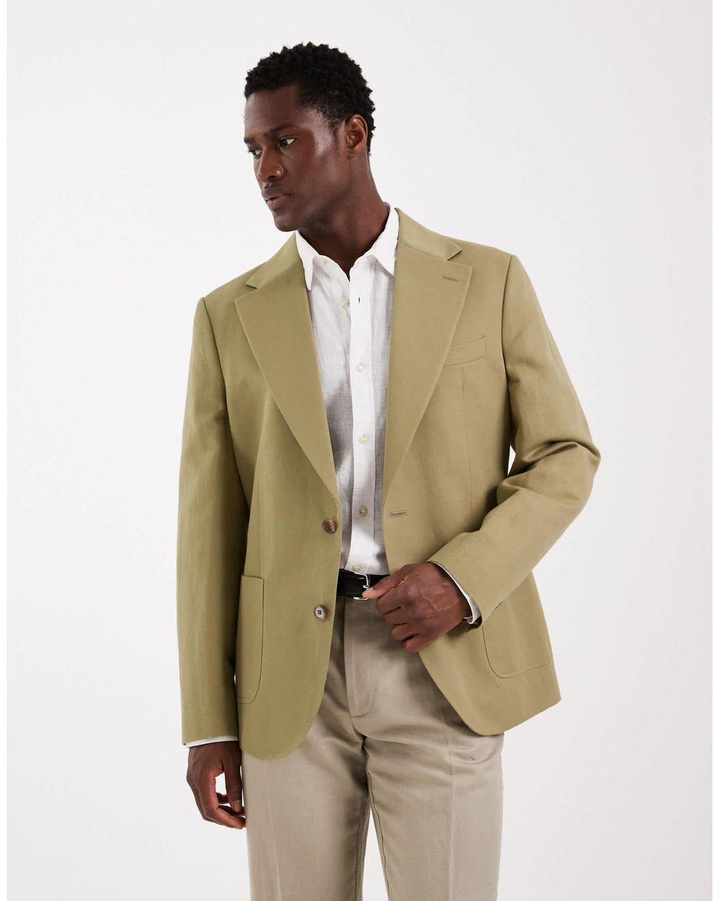 Veste ASOS pour homme en coloris Natural