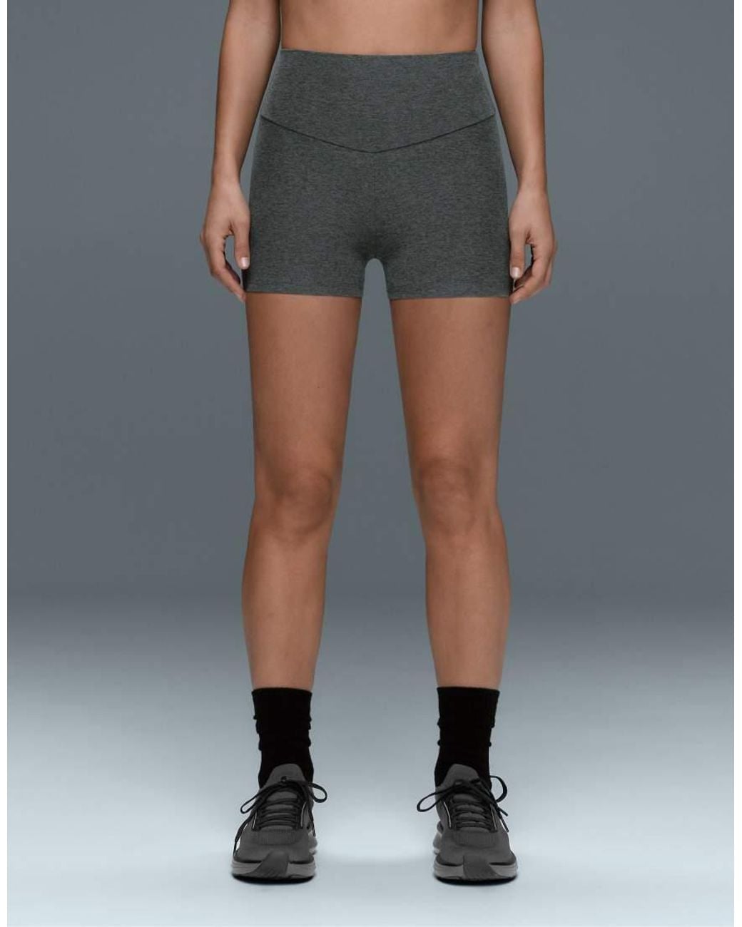 Oysho Blue Comfortlux High-Rise 10Cm Hot Pants