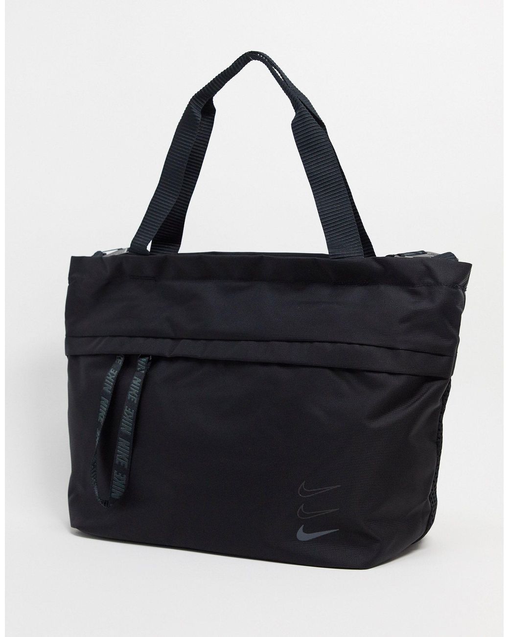 Nike Oversized Swoosh Tote Bag in Black Lyst UK