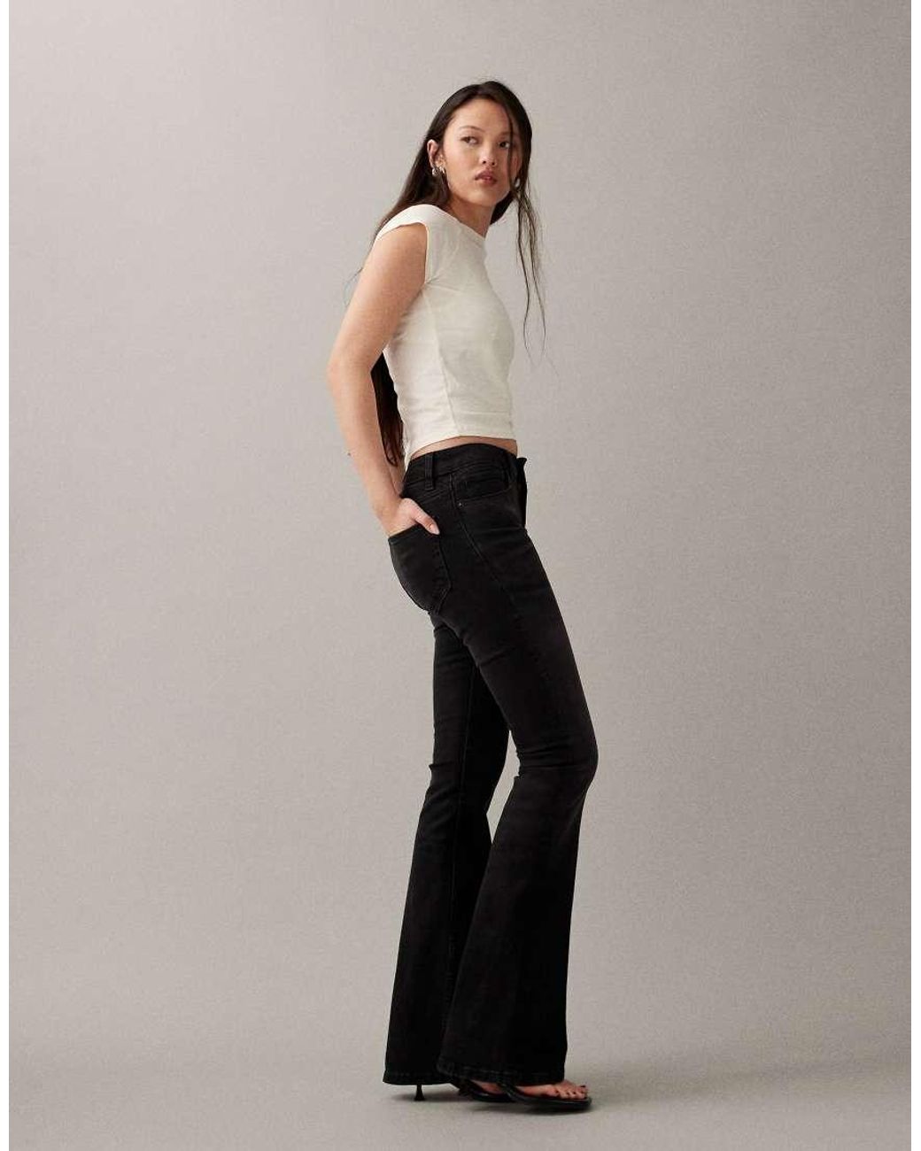 ASOS Natural Bootcut Flare Jeans