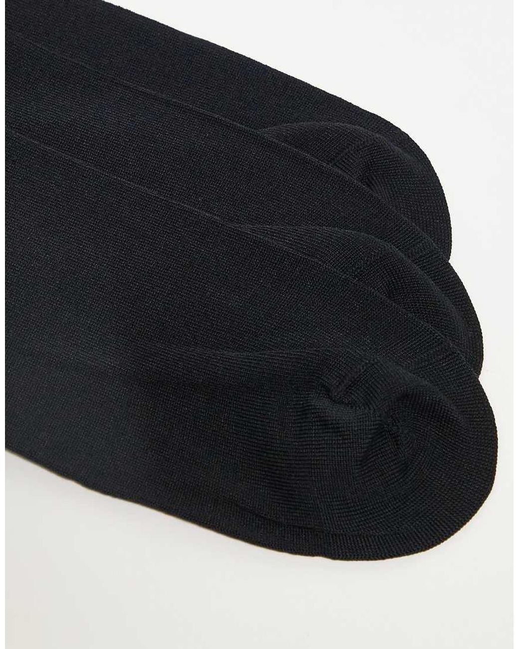 ARKET Black 3 Pack Ankle Socks for men