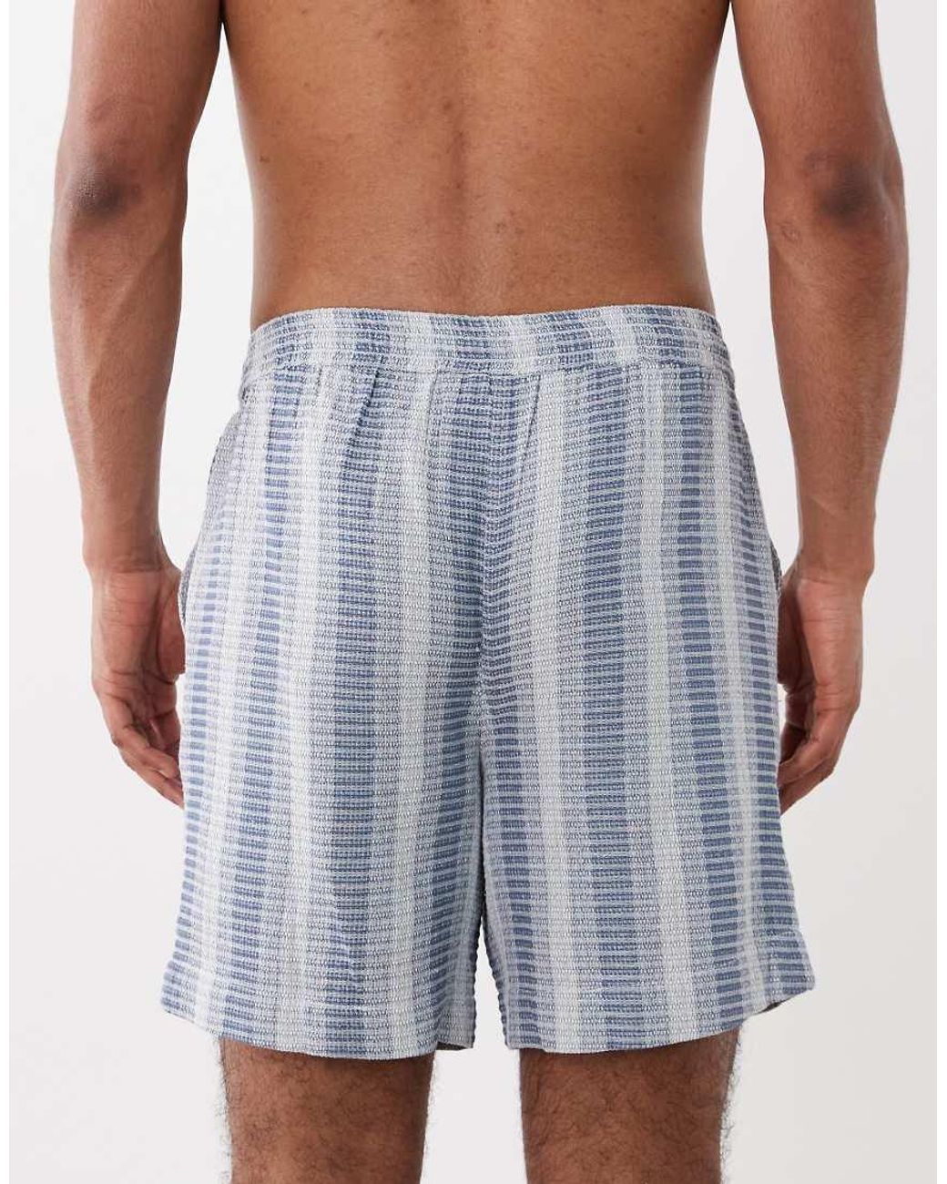 South Beach White Crochet Beach Short for men