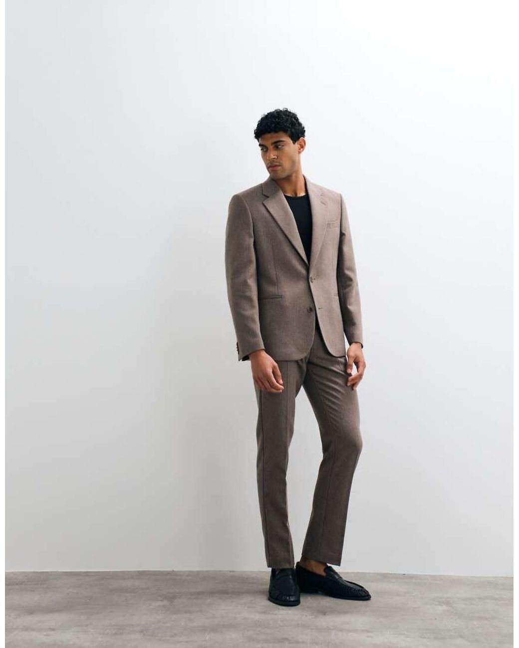 ASOS Brown Slim Suit Jacket for men