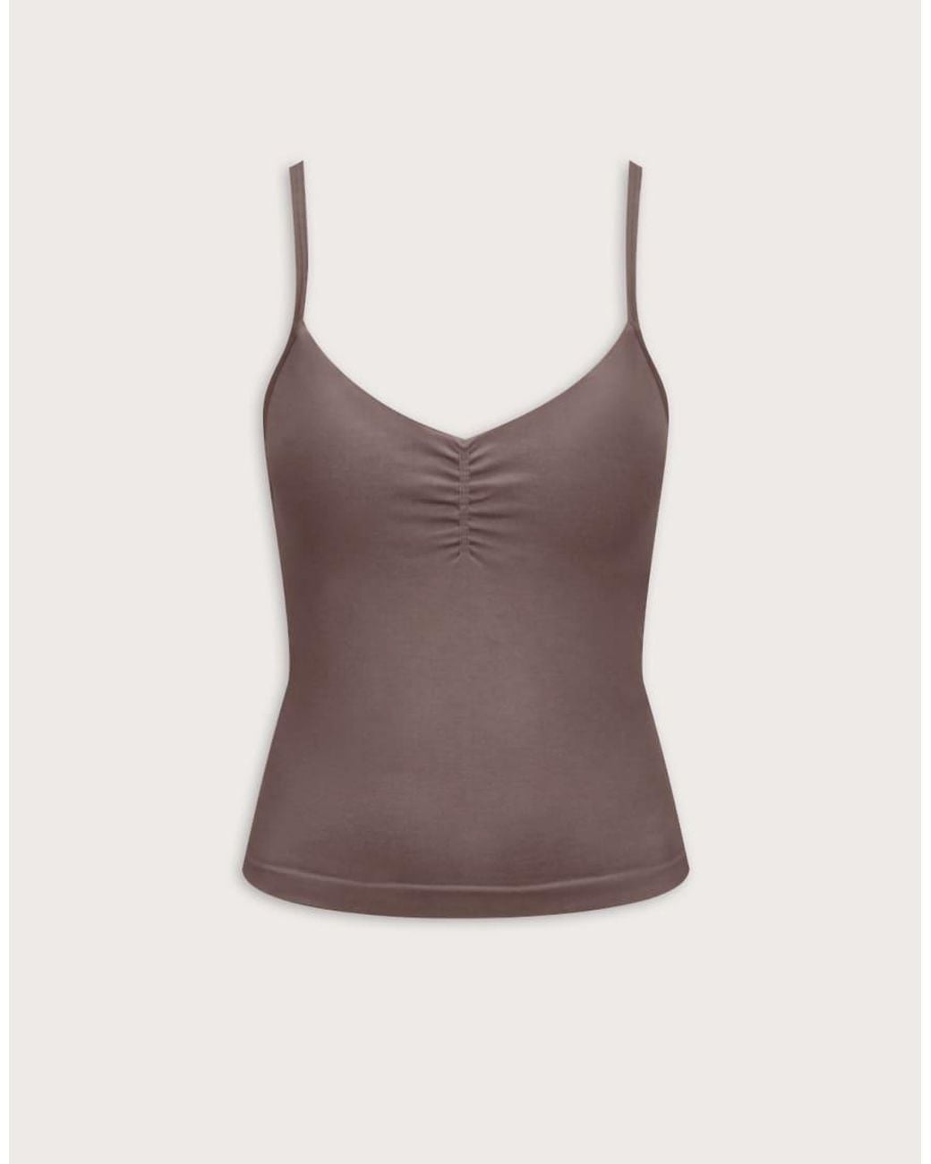 Tala Brown Sculpt Seamless Ruched Vest