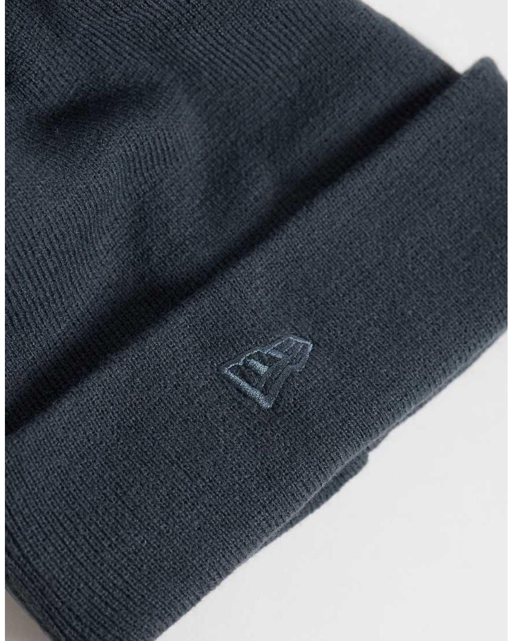 KTZ Blue Ny Yankees Tonal Logo Cuff Knit Beanie for men