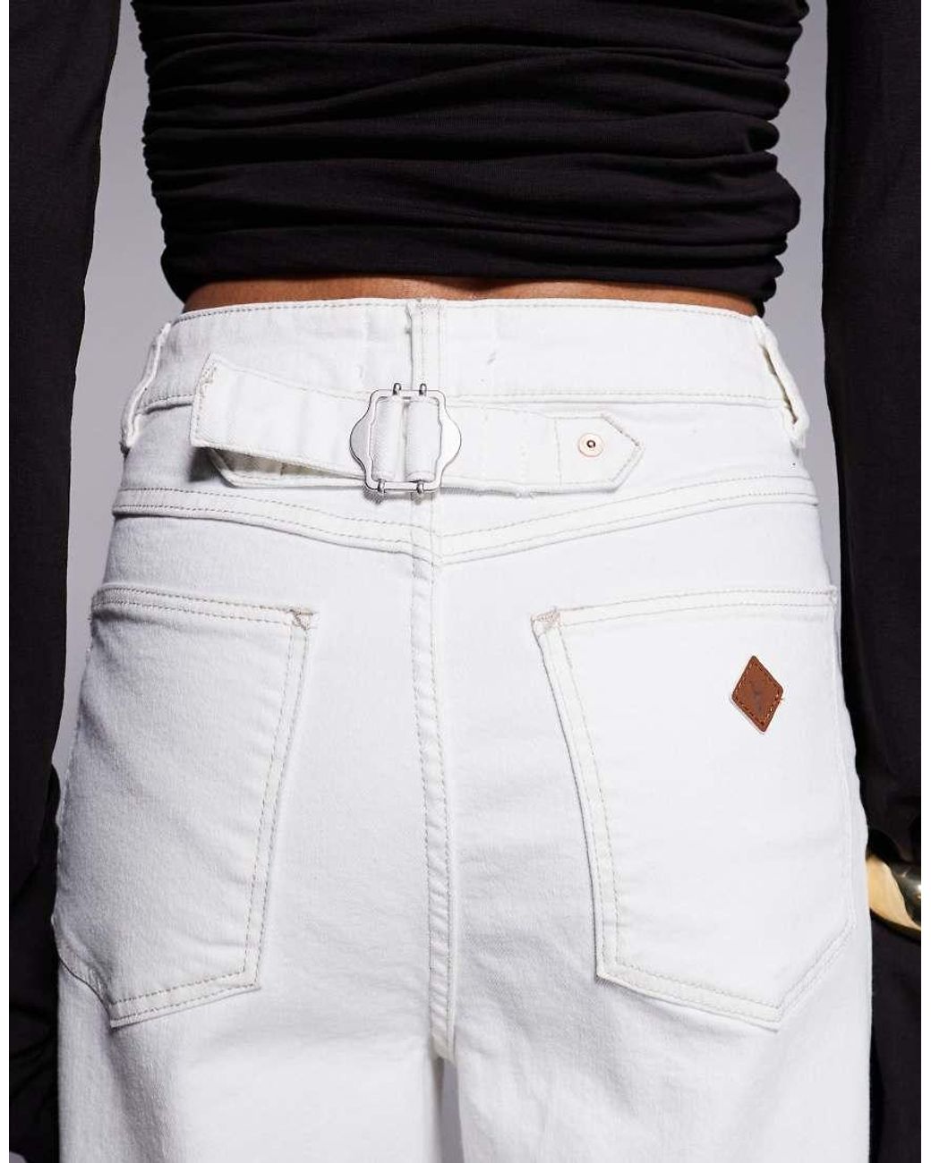Abrand Jeans Blue Abrand 94 High Waisted Straight Leg Jeans