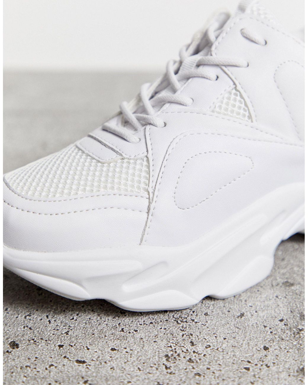 Steve Madden Movement White Chunky Sneakers | Lyst