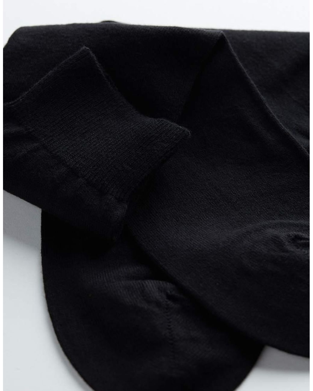 Intimissimi Black Short Warm Cotton Socks for men