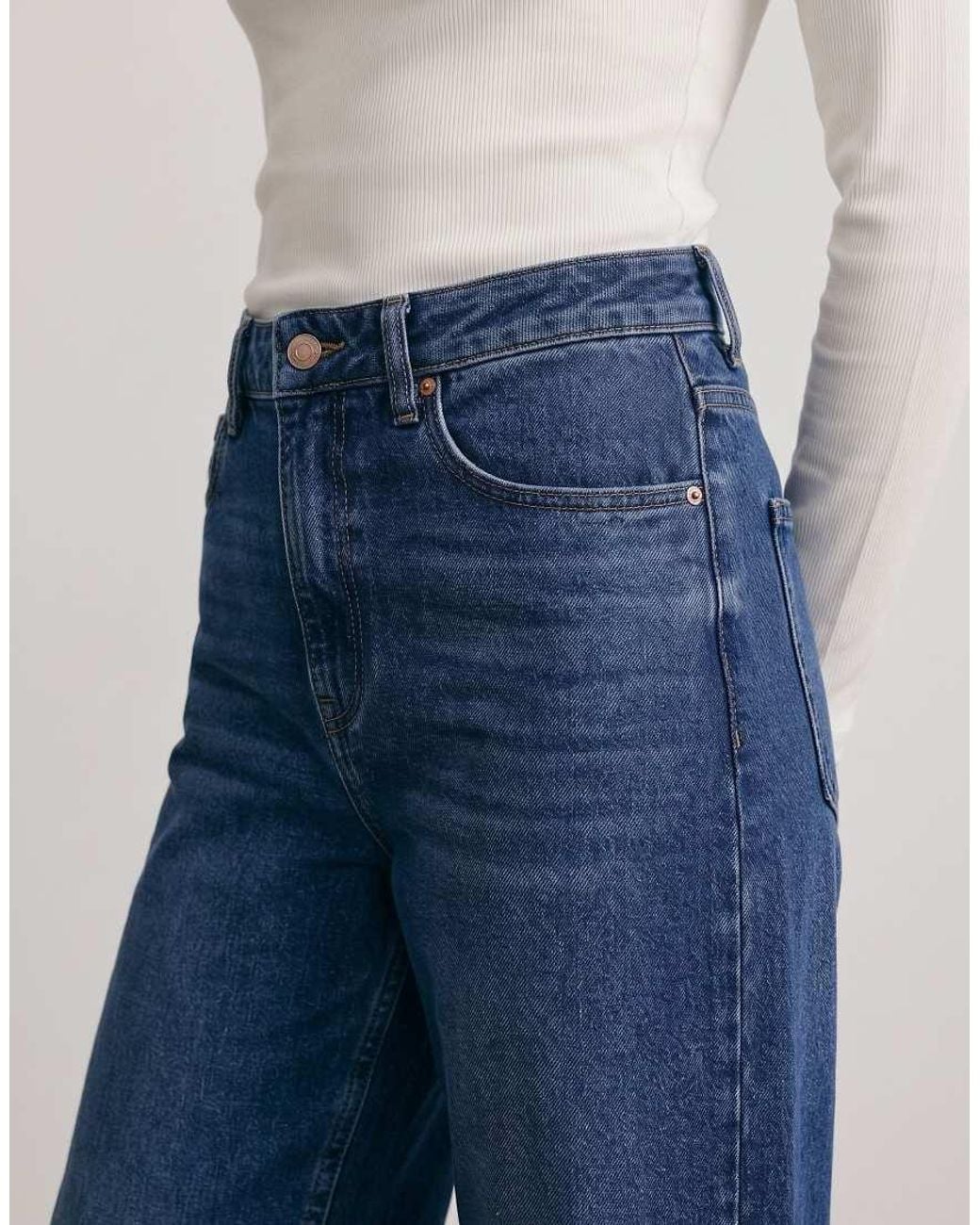 Vero Moda Blue Wide-fit Jeans