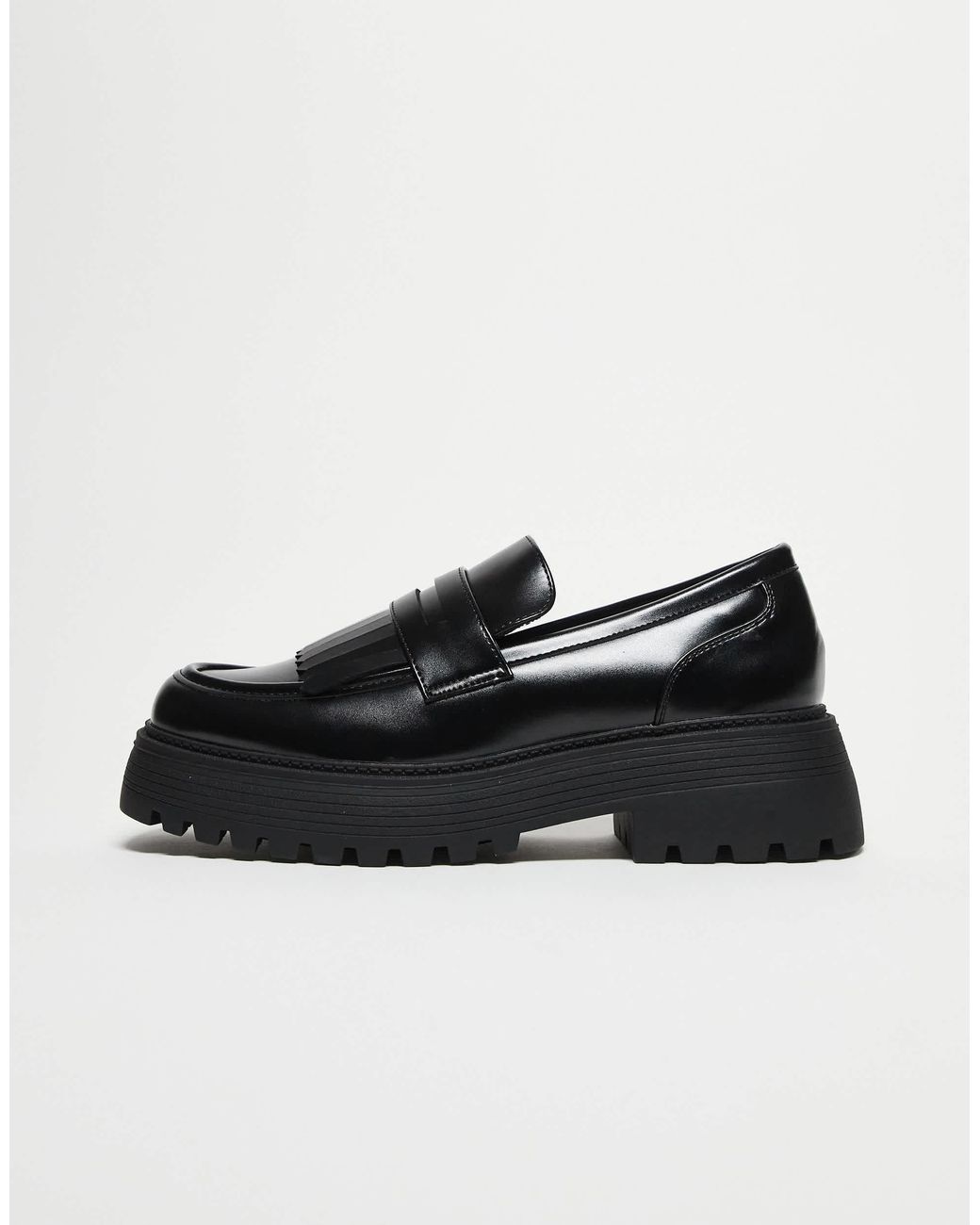 ASOS Black Chunky Loafers for men