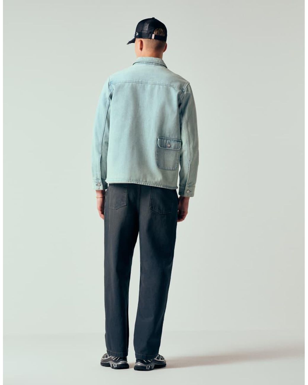 ASOS Green Relaxed Tapered Jeans for men