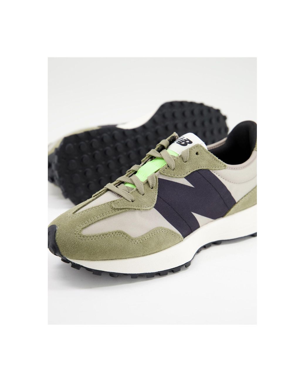 327 - baskets - kaki et gris New Balance pour homme en coloris Vert | Lyst