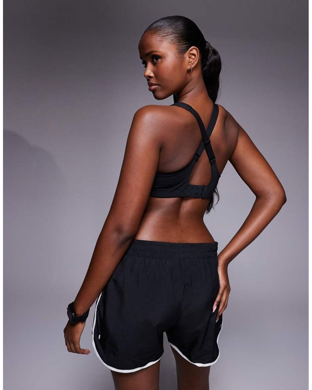 Adidas Originals Blue Adidas Training Optime High Support Sports Bra