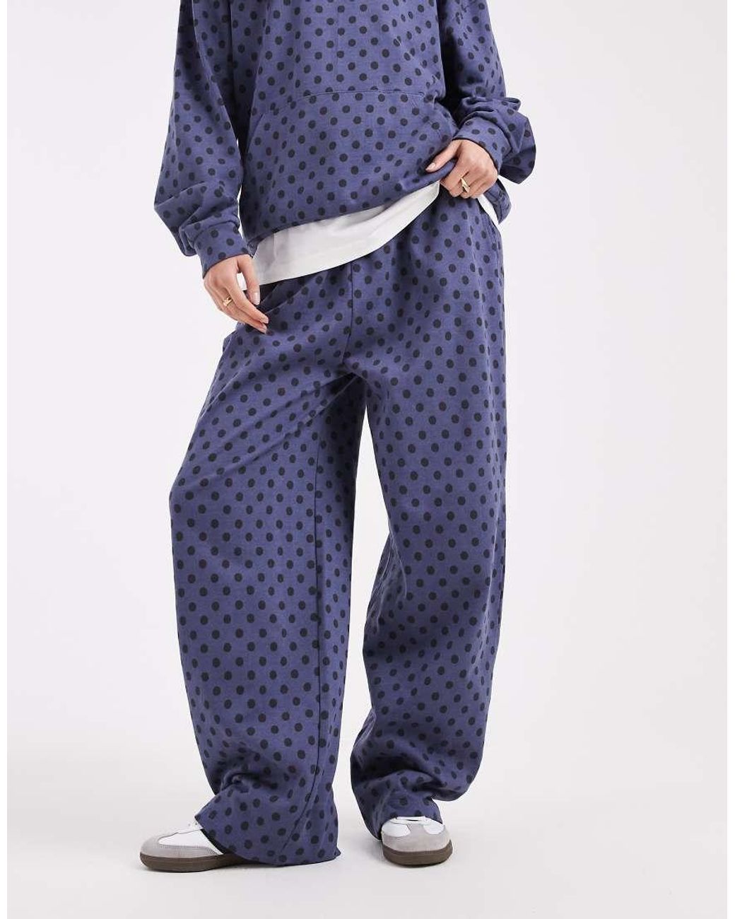 Collusion Blue Wide Leg joggers
