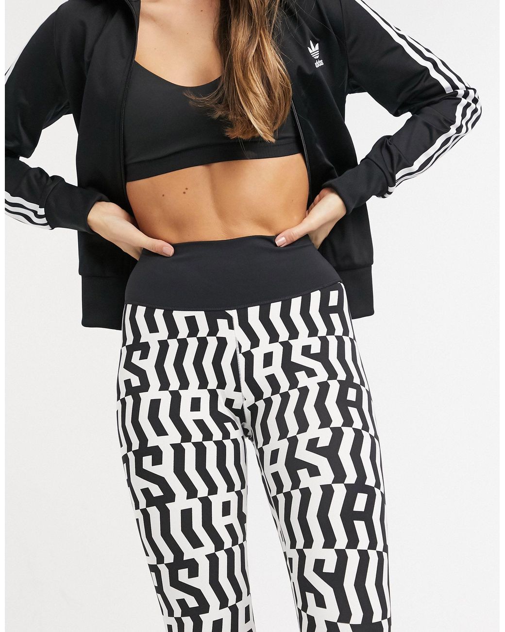 adidas 3d logo leggings