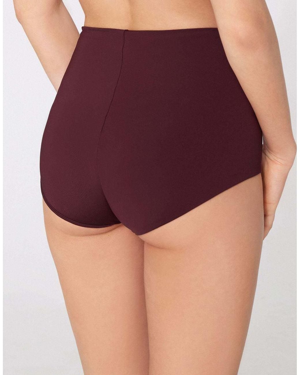 Tezenis Purple Microfibre Hot Pants