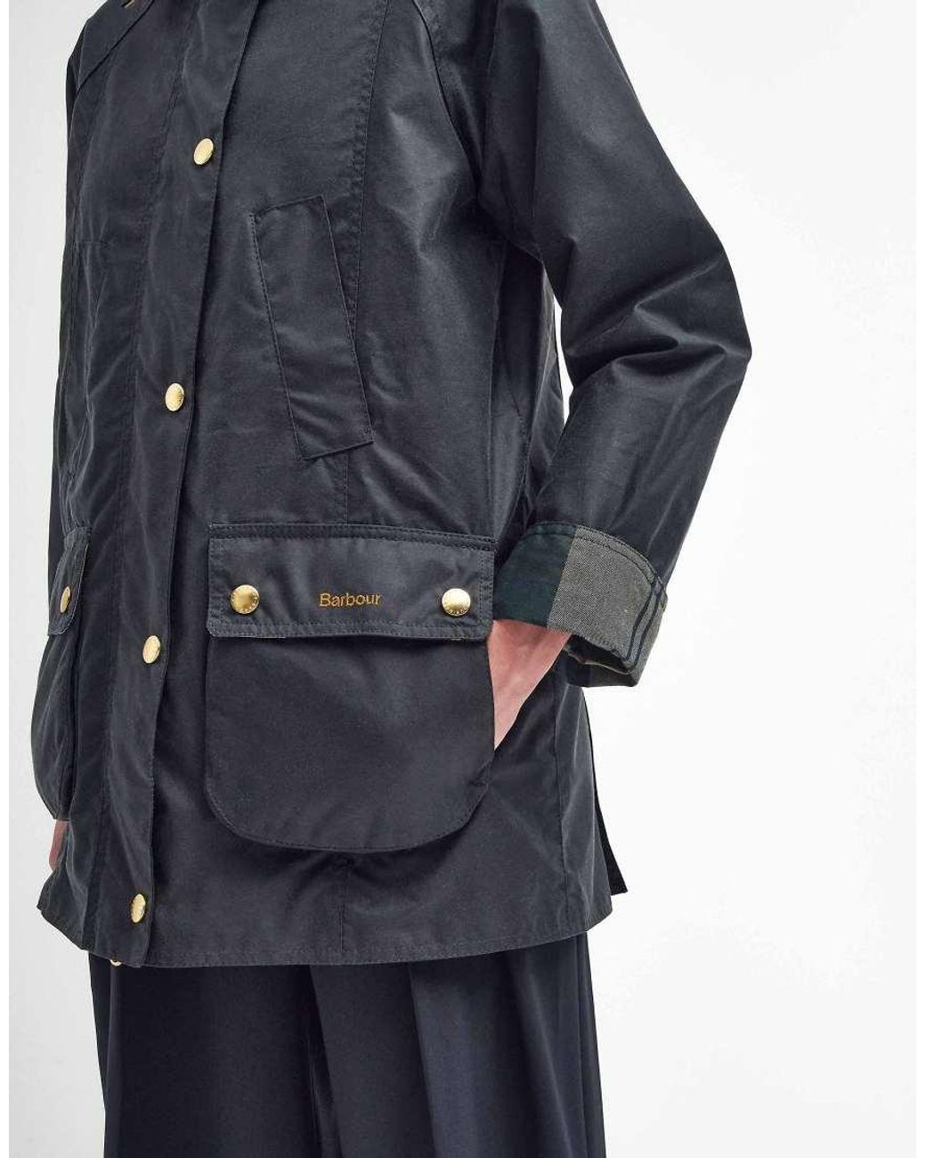 Barbour Green Modern Beadnell Wax Jacket