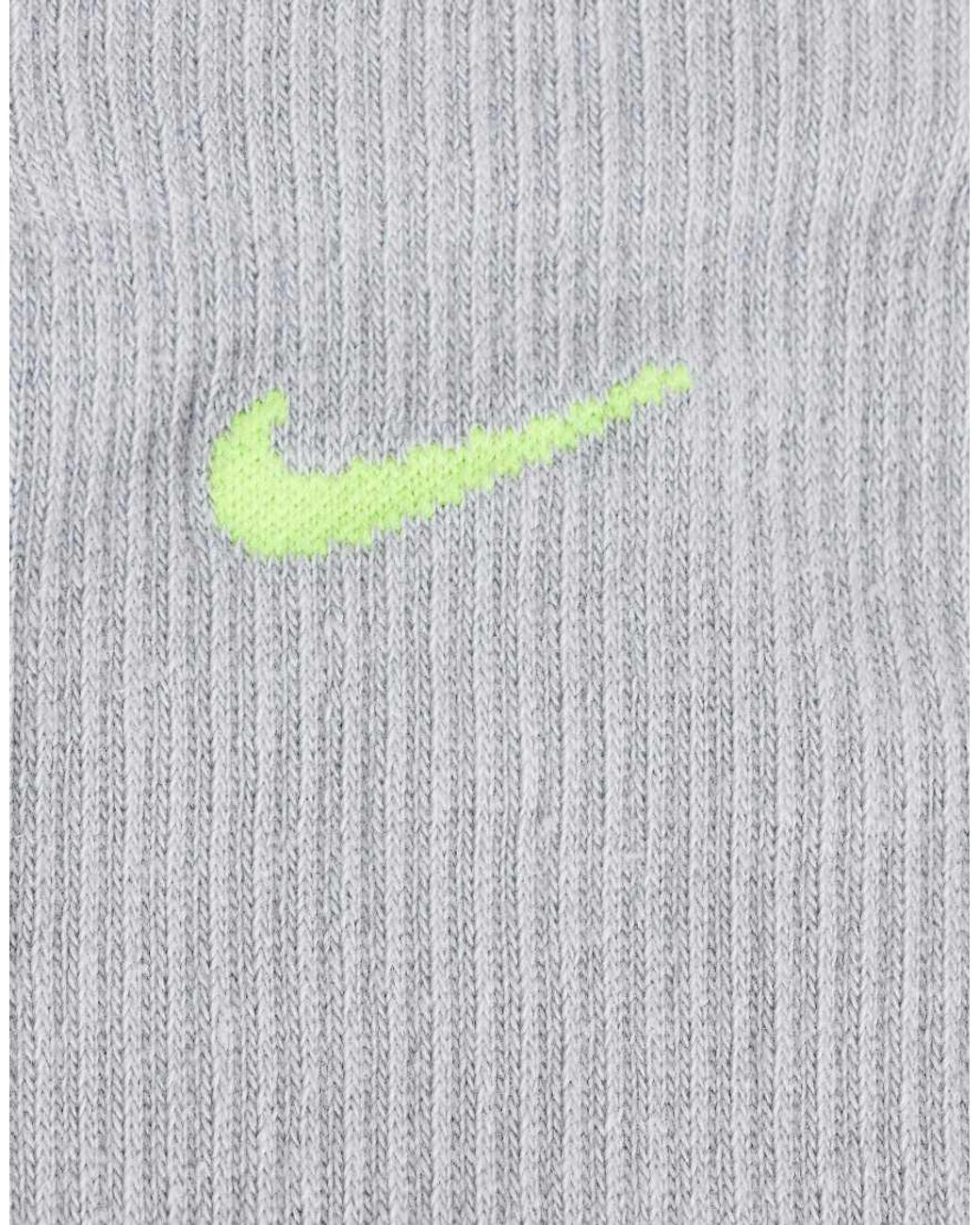 Nike Everyday Elevate 3-Pack Enkelsokken in het White voor heren