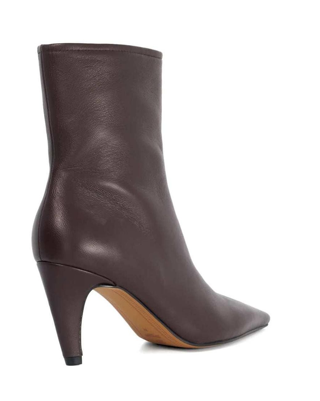 Dune Brown Overt Ankle Boots