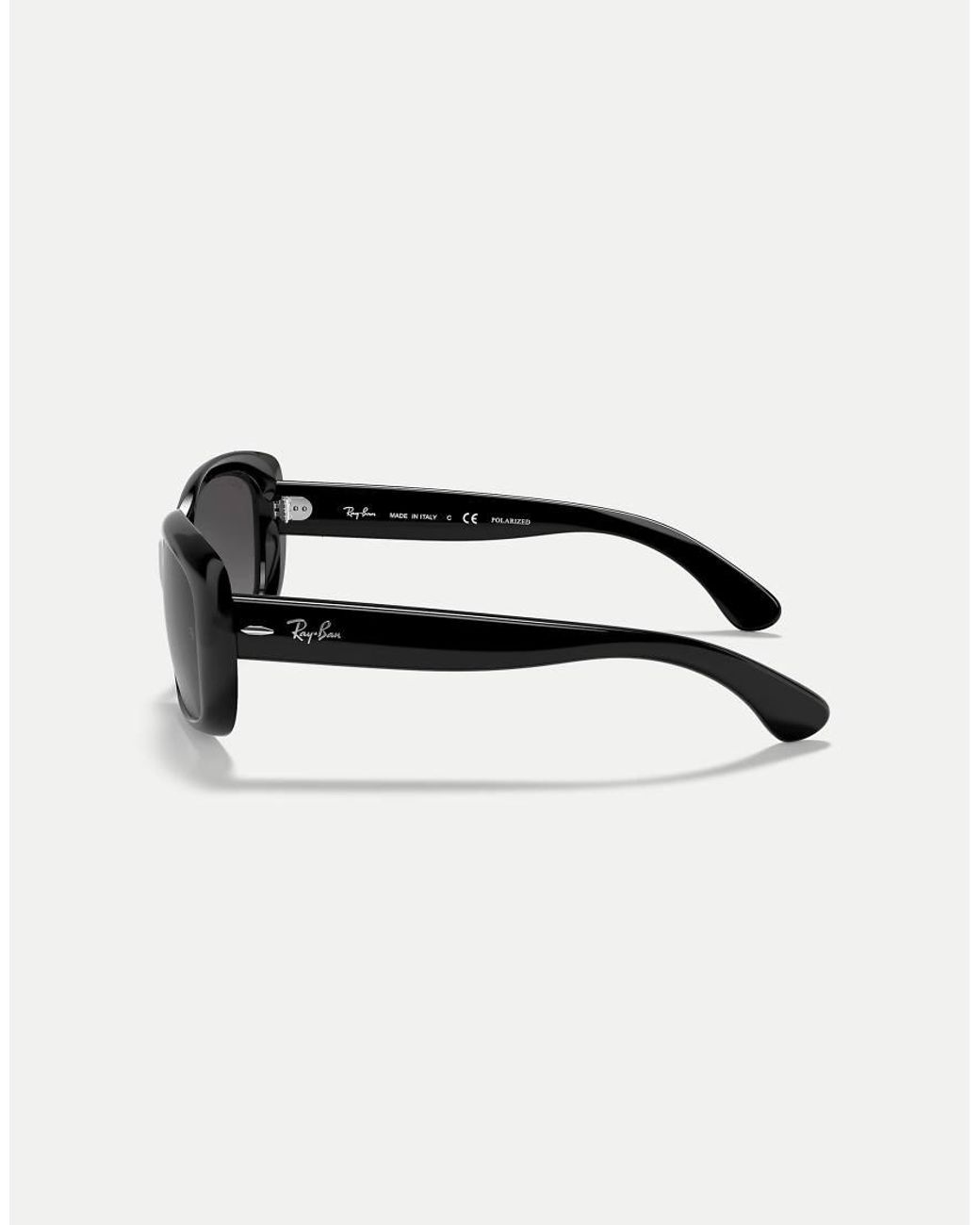 Ray-Ban Black Jackie Ohh Butterfly Sunglasses With Polarised Lens