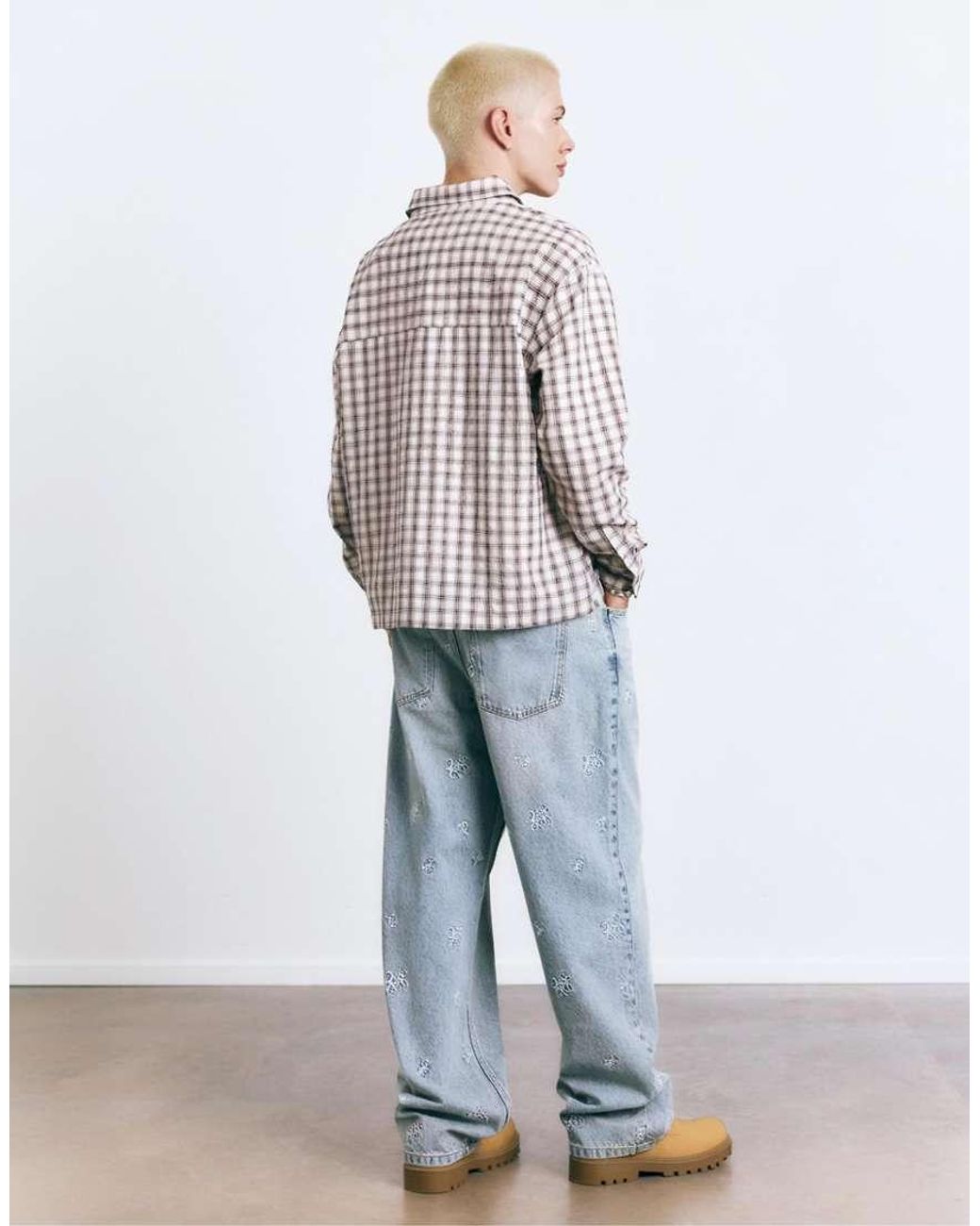 Stwd di Pull&Bear in White da Uomo