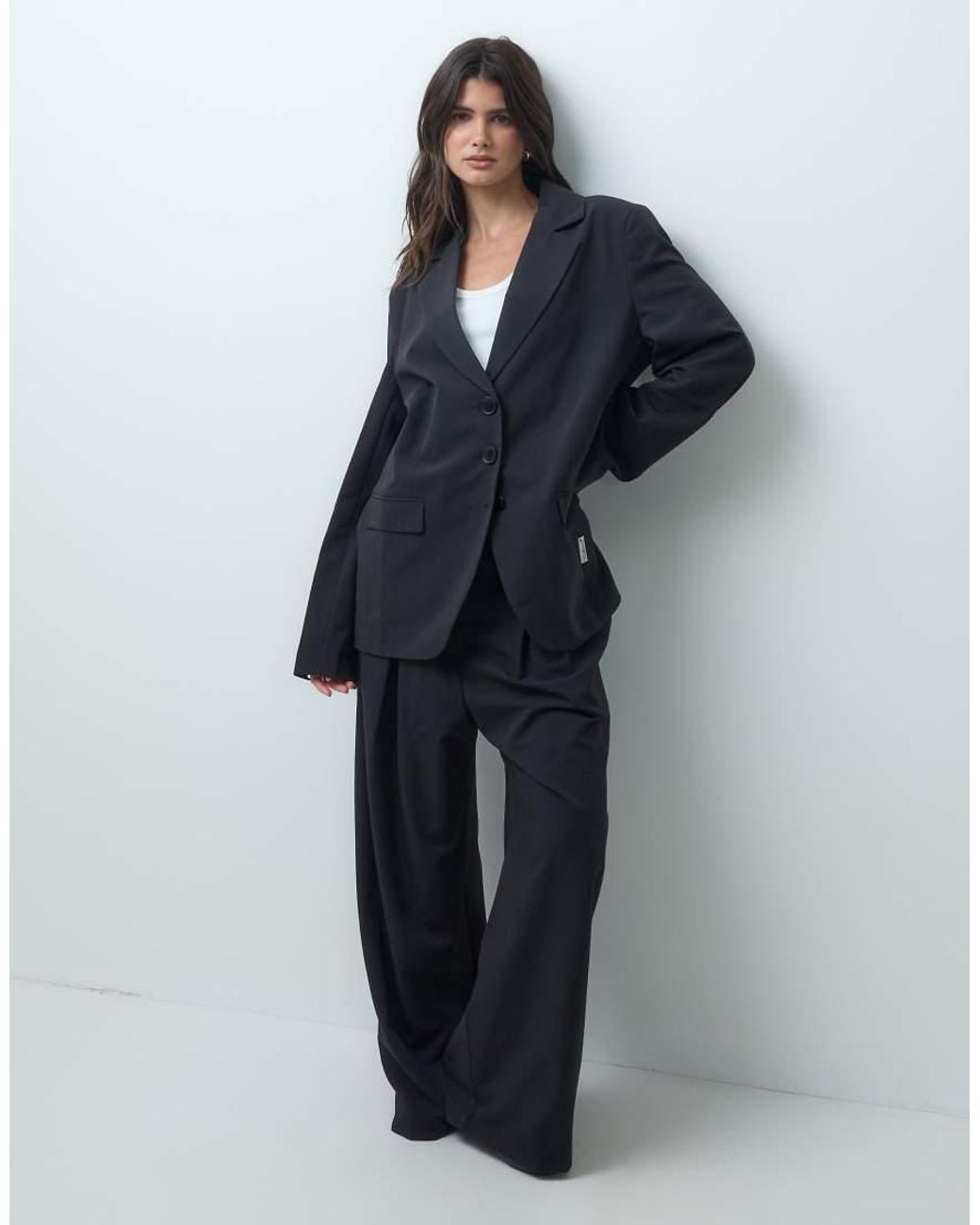 Collusion Blue Oversized Blazer