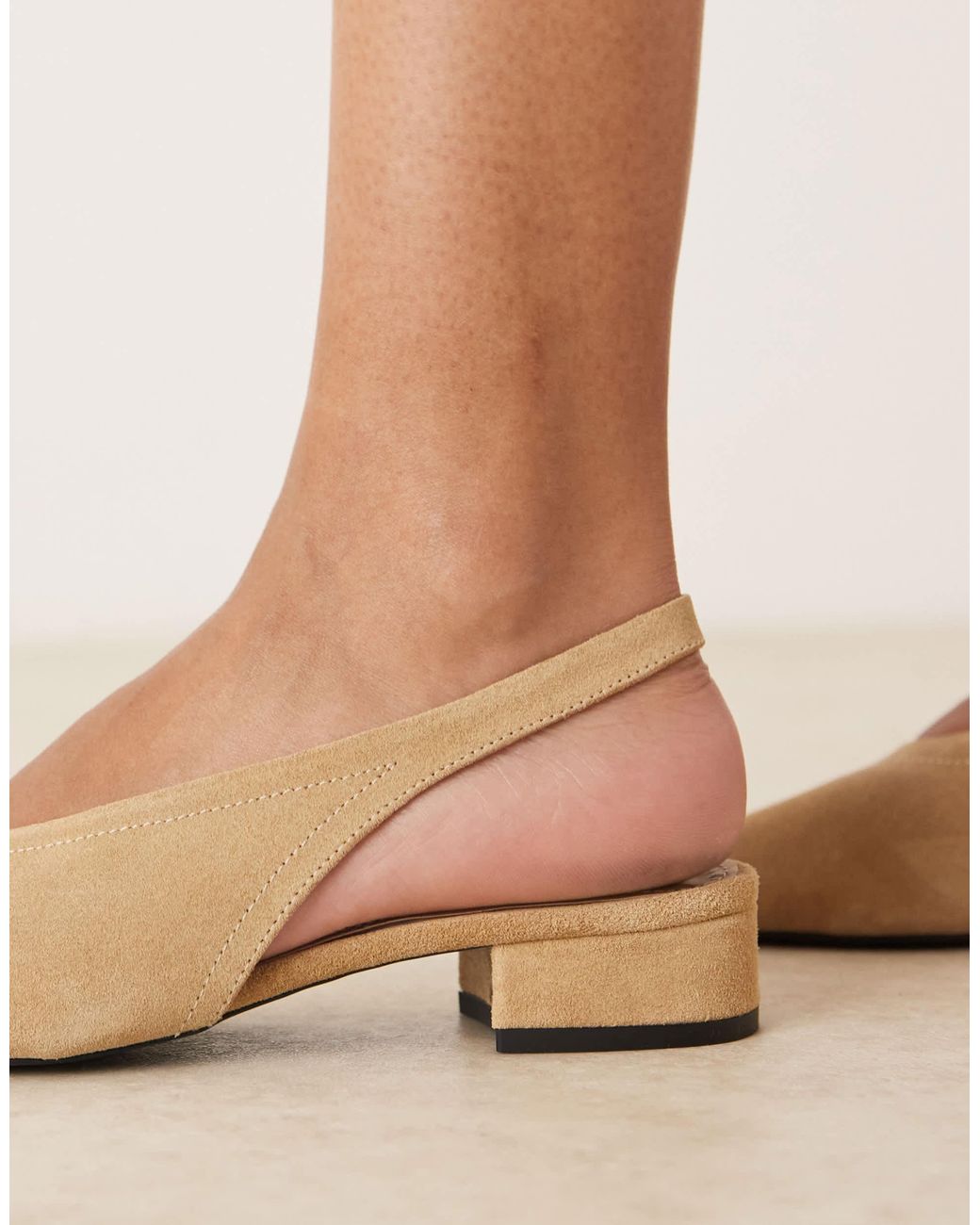 Mango Natural – mules aus wildleder