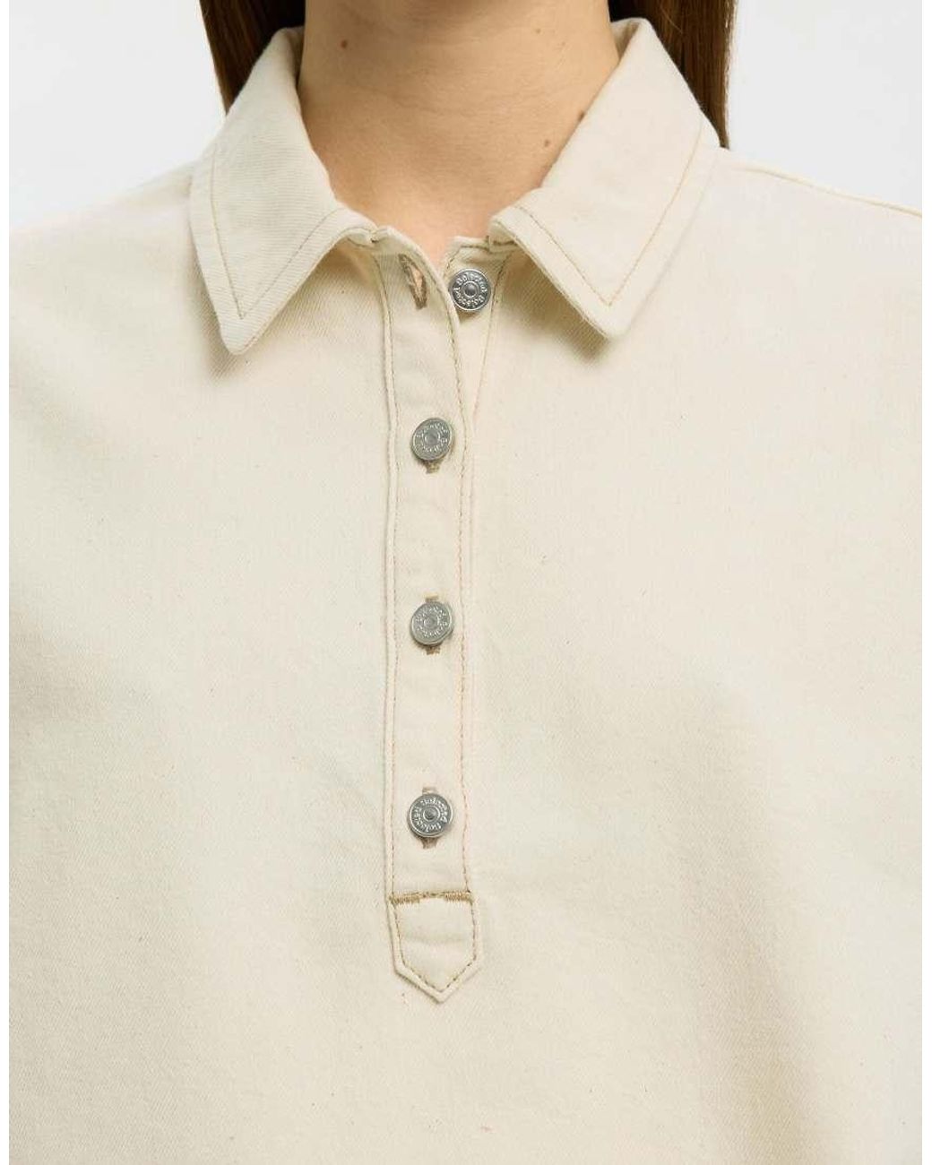 SELECTED Natural Polo Shirt