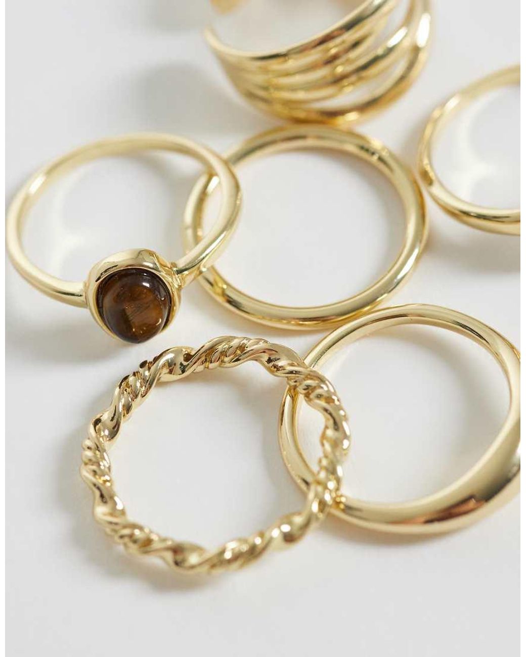 Pieces Set Van 6 Ringen in het White