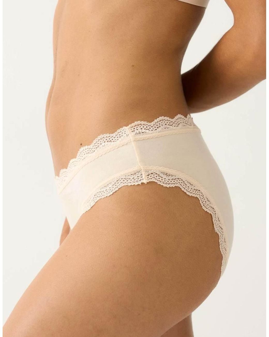 Stripe & Stare Natural Original Knicker Four Pack