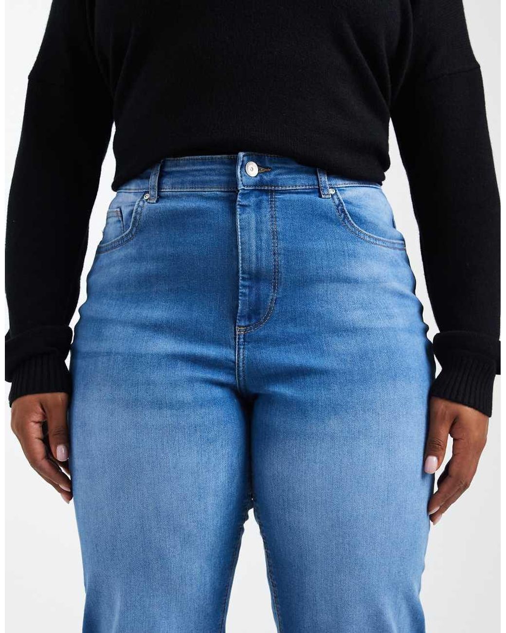 ONLY Blue Straight Leg Jeans
