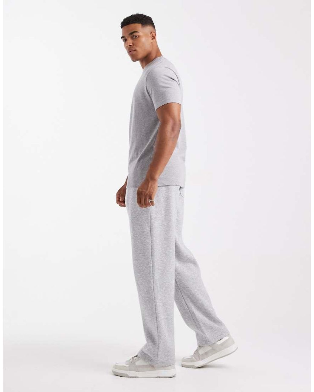 Jack & Jones Gray Wide Leg jogger for men