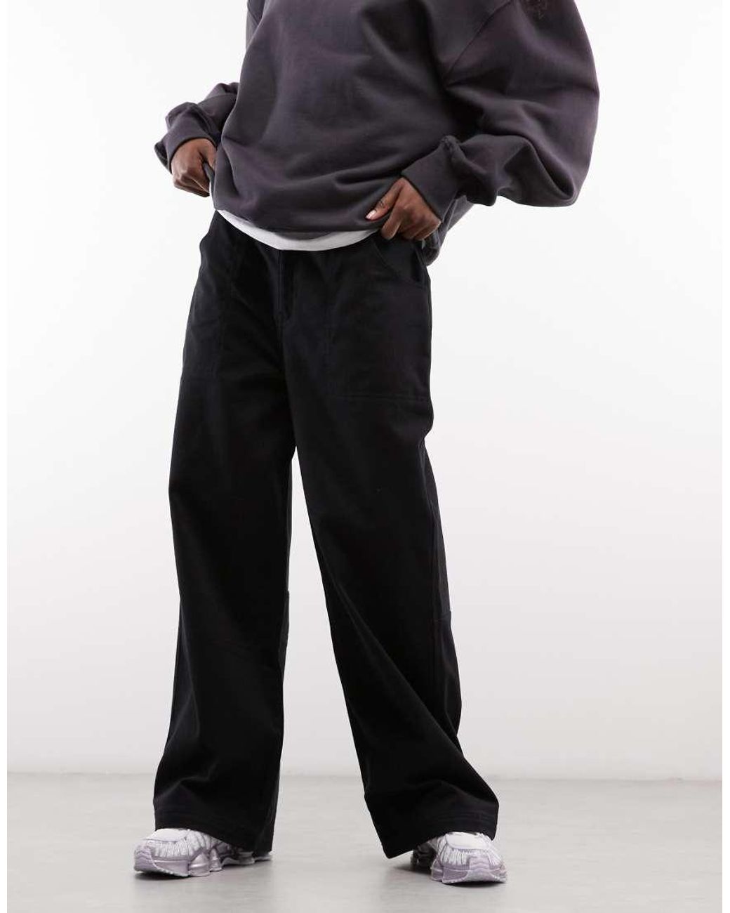The North Face Black Pinecrest Wide Leg Trousers