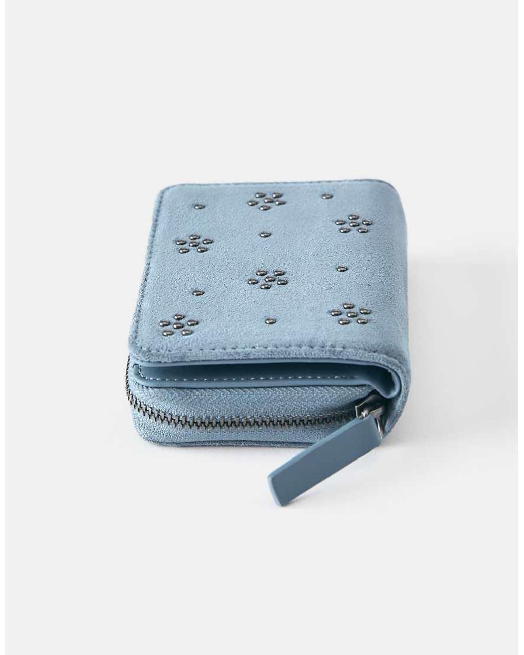 Pull&Bear Blue Studded Purse