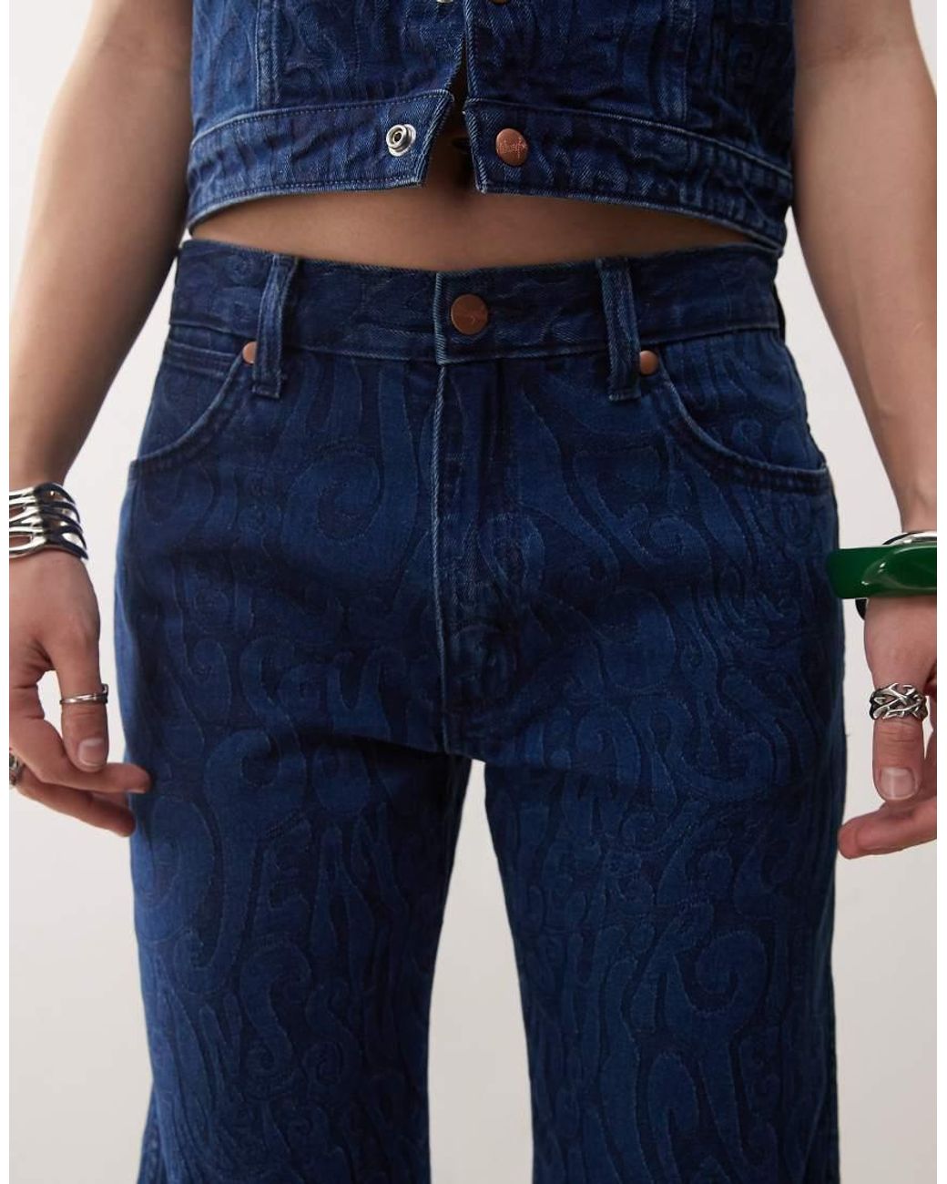 Sunset di Wrangler in Blue