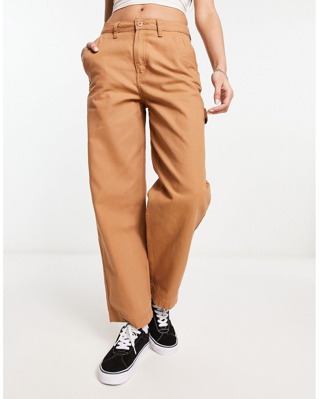 Vans Ground Work Utility Trousers in Natural Lyst UK